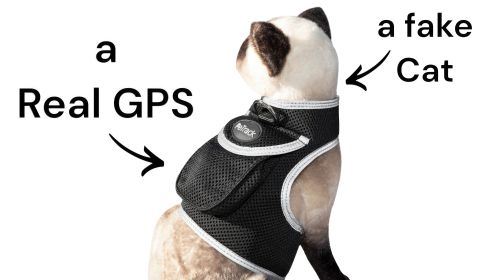 Rechargeable Mini GPS Realtime Pet Tracking Collars for Hunting Dogs Size:S